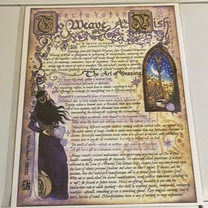 Witches Moon To Weave A Wish Artwork